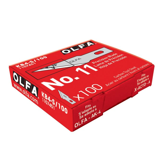 Olfa KB4-S/100 Precision Blades - Bulk 100/pk