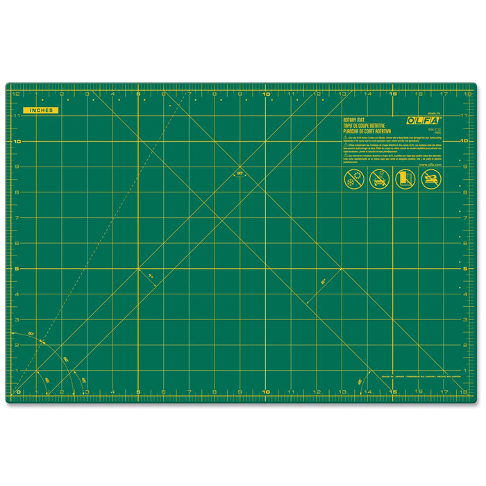 Olfa RM-CG Cutting Mat, 12" x 18" Green