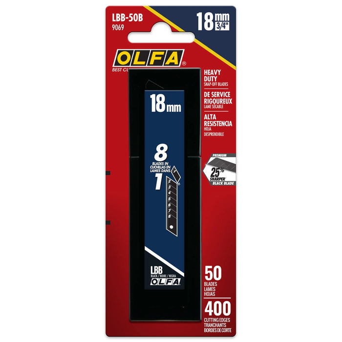 Olfa LBB-50B UltraMax' Heavy-Duty Blades 50-pk