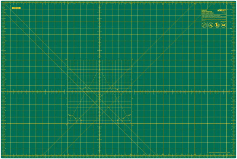 Olfa RM-MG Cutting Mat, 24" x 36" Green