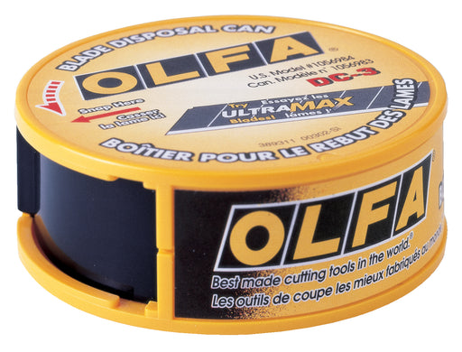 Olfa DC-3 Blade Disposal Can Closed