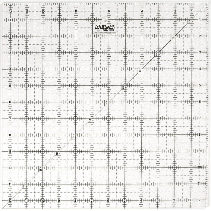 Olfa QR-12S 12 1/2" Square Acrylic Ruler