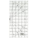 Olfa QR-6x12  6" x 12" Acrylic Ruler Non-Slip, Frosted