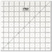 Olfa QR-9S 9 1/2" Square Acrylic Ruler Non-Slip, Frosted 