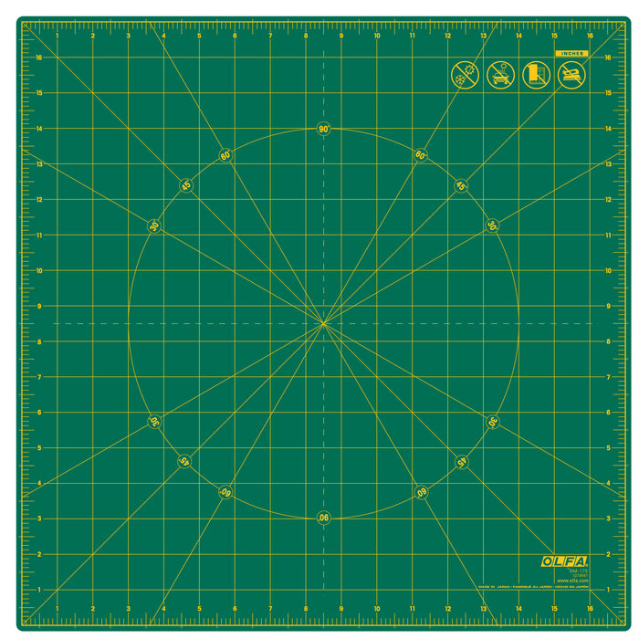 Olfa RM-17S 17" Square Rotating Cutting Mat Alt