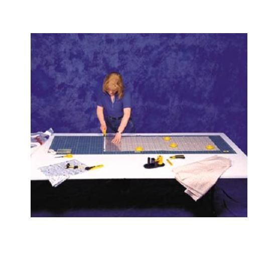 Olfa RM-CLIPS/2 Continuous Grid Cutting Mat Set 23" x 70" Illustration