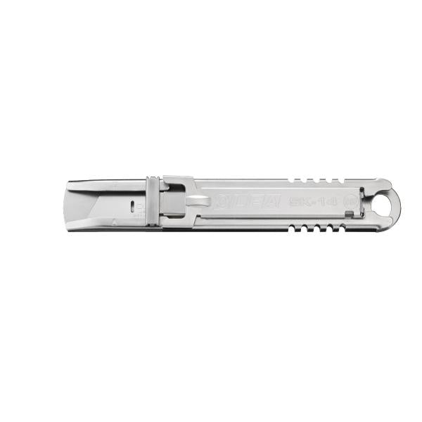 Olfa Stainless Steel Self-Retracting Safety Knife, Front Blade Retracted