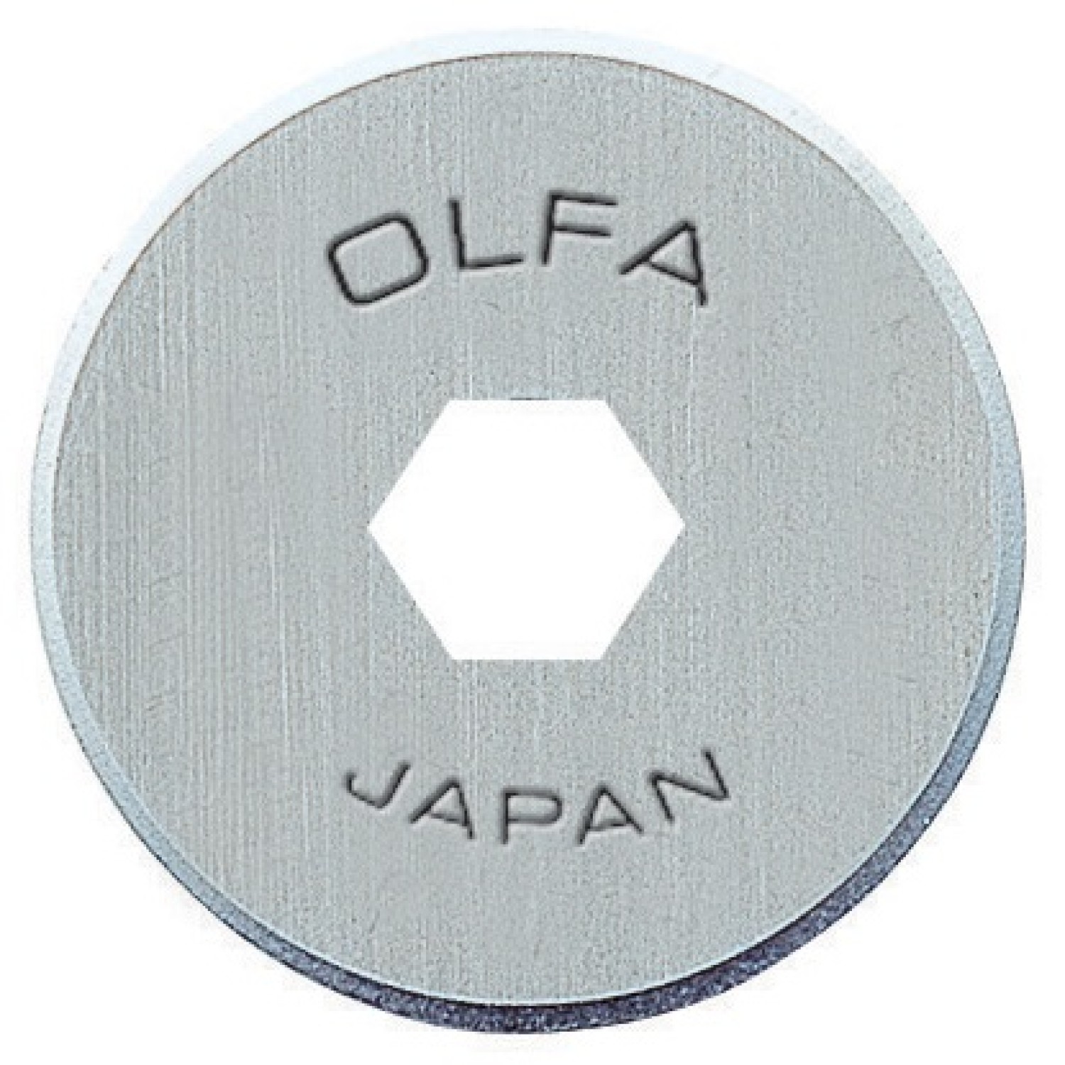  OLFA 9463 RB18-2 18mm Rotary Blades, 2-Pack, Silver : Arts,  Crafts & Sewing